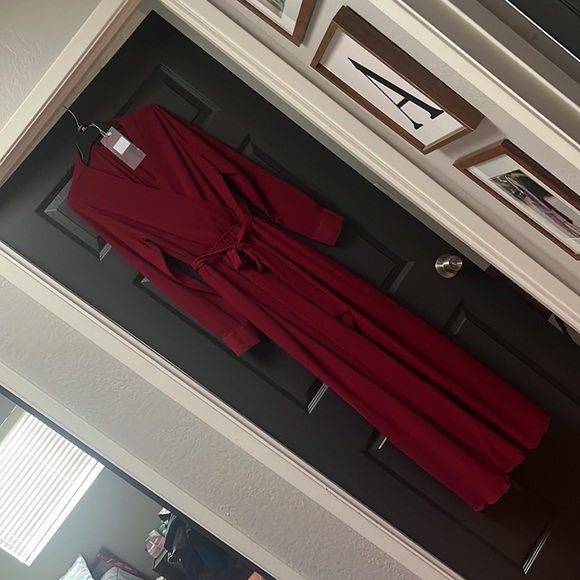 Red maxi dress - Picture 2 of 4